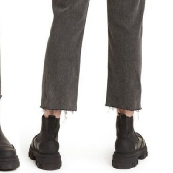 Levi's 501 Distressed Black Raw hem Pants Size 30 EUC - Picture 7 of 11